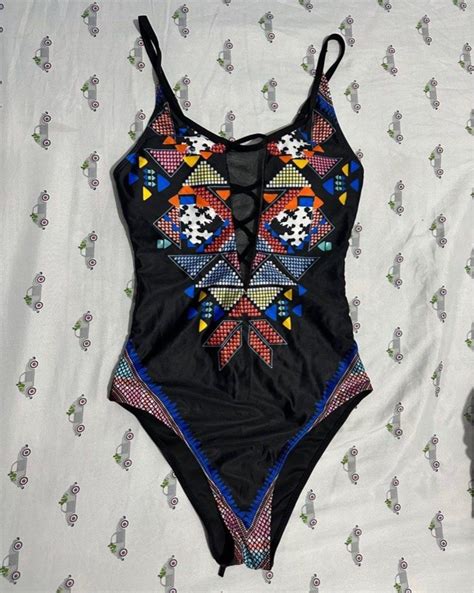 Aztec One Piece Swimsuit On Carousell