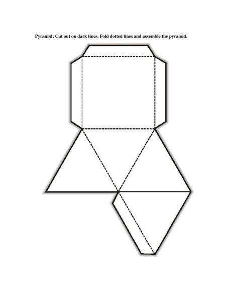 Free Printable Nets Of 3d Shapes