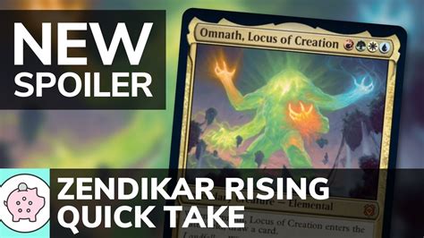 Omnath Locus Of Creation Edh Zendikar Rising Spoiler Mtg Commander Quick Take Youtube