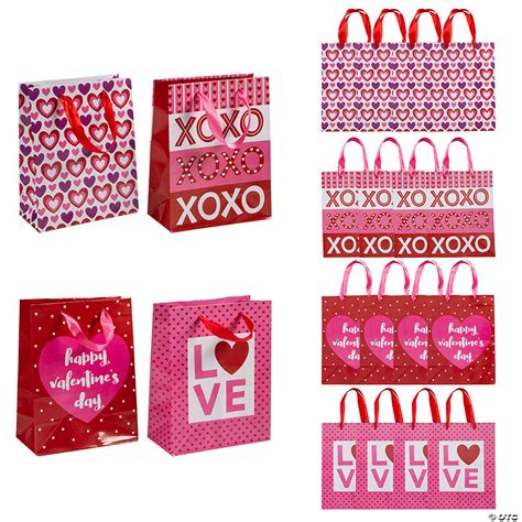 Medium Valentine Gift Bags Oriental Trading