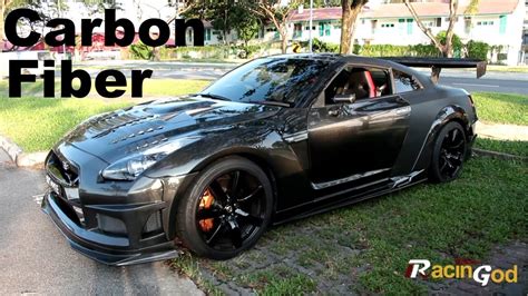 Nissan Gtr With Full Carbon Fiber Body Youtube