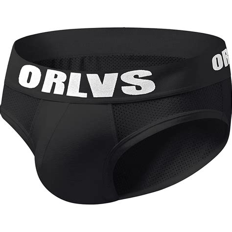 Mesh Sexy Men Undrewear Briefs Gay Mens Brief Men Cotton Stripe Slip D Pouch Underwear