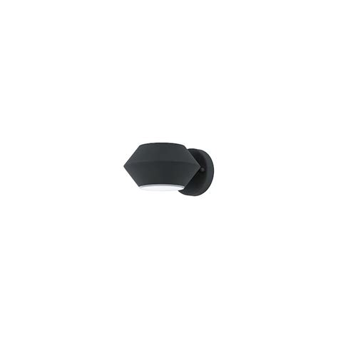 Luminario Exterior Para Pared Led De X Cm Negro