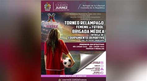 Invitan Comunitarios a Torneo Relámpago de futbol Femenil