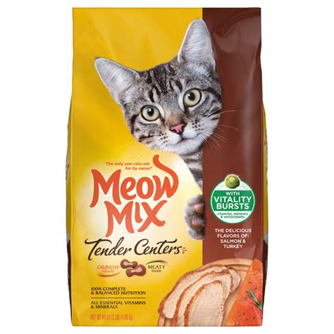 Save On Meow Mix Tender Centers Salmon And Turkey Dry Cat Food Order