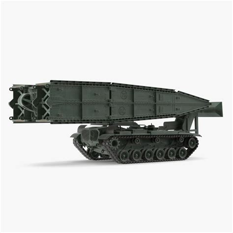 Green Armored Vehicle Launched Bridge Avlb M A D Model Obj