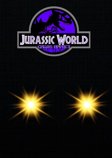 A poster for Jurassic World chaos effect with a old friend from the early Triassic period gemno ...