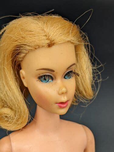 Vintage 1966 Mattel Twist N Turn Barbie Rooted Eyelashes Bendable Legs