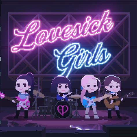 Blackpink Lovesick Girls Pixel Art Dance Guitar Cover Pixelart