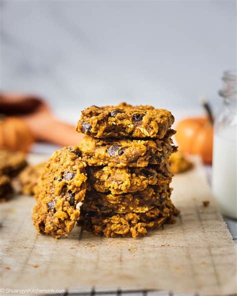 Pumpkin Oatmeal Bars Vegan Shuangy S Kitchen Sink