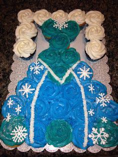 Princess Dress Cupcakes Pull Apart Cake My Cakes Pinterest Pull