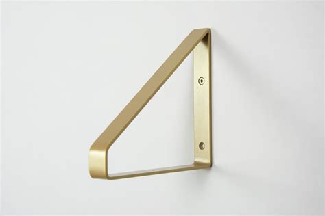 Metal Brackets For Shelf Champagne Gold Color Shelf Bracket