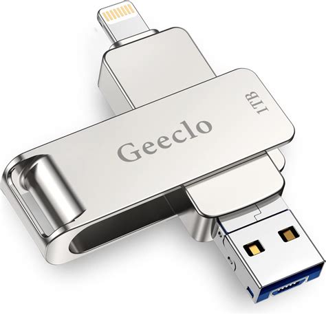 Geeclo IPhone Flash Drive 1TB Photo Stick USB Flash Drive USB C Memory