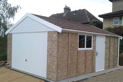 Apex Roof Concrete Garages Concrete Garages Precast Garages Scotland