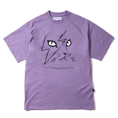 MUSINSA THE K ING ARCHIVES CAT T Shirt Violet