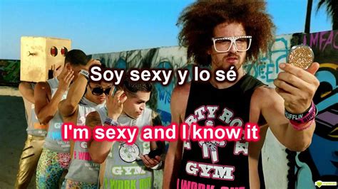 Lmfao Sexy And I Know It Letra Original Y Español Youtube