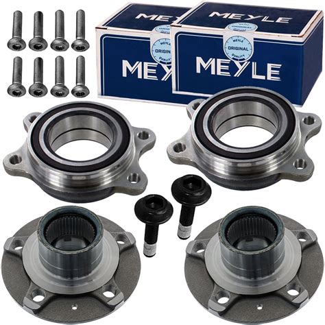 2x MEYLE RADLAGER SATZ RADNABE für AUDI A4 8K B8 A5 A6 4G C7 A7