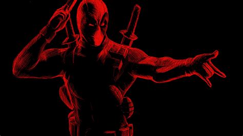 2560x1440 Deadpool Red Art 1440p Resolution Hd 4k Wallpapers Images Backgrounds Photos And Pictures