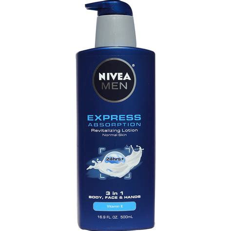 Nivea Men Express Absorption Revitalizing Lotion 24hrs 169 Fl Oz