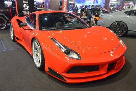 Ferrari F8 At Manila Auto Salon In Pasay Philippines Editorial