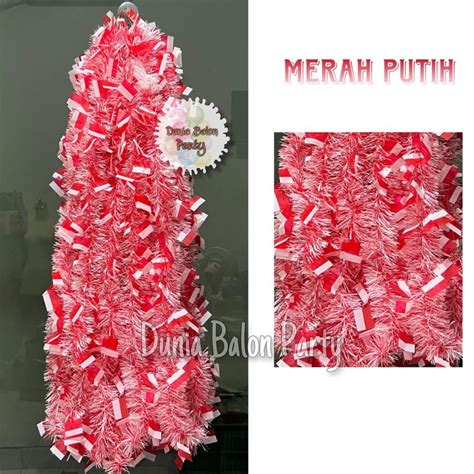 Jual Slinger Bendera Merah Putih 1786 A 7cm 2m Hiasan 17 Agustus