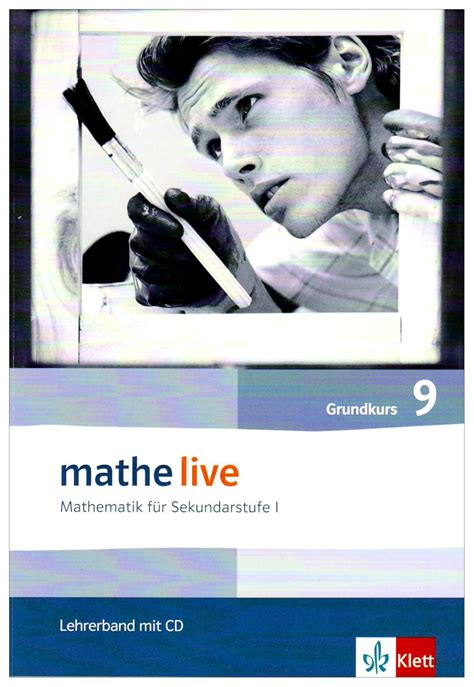 Amazon Mathe Live Lehrerband Mit CD ROM Grundkurs 9 Schuljahr