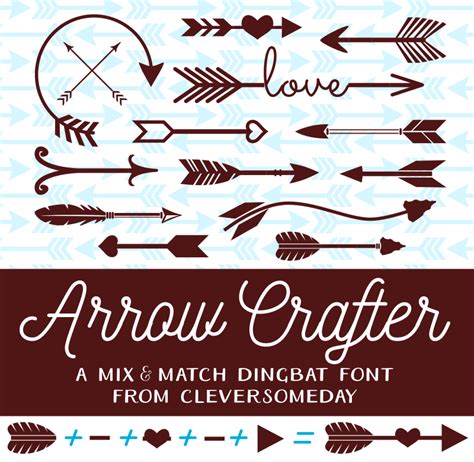 arrow crafter font dafontcom