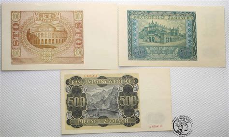 Polska Gen Gub Banknoty Lot Sztuk St Archiwum Niemczyk Pl