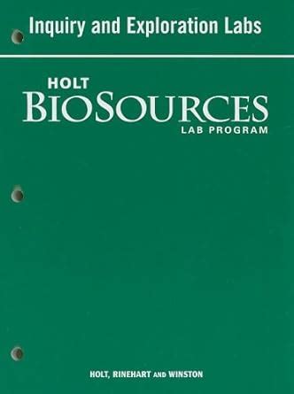 Amazon.com: Modern Biology: Inquiry and Exploration Labs: 9780030367649 ...