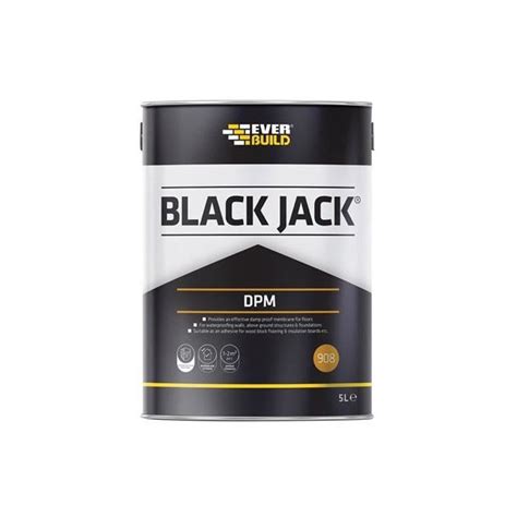 Everbuild 5l Black Jack Damp Proof Membrane Build And Plumb