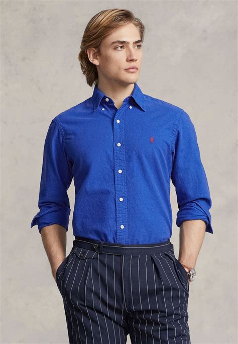 Polo Ralph Lauren Long Sleeve Sport Shirt Hemd New Sapphireblau Zalandoch