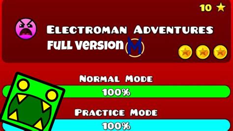 Geometry Dash Electroman Adventures Full Version Youtube