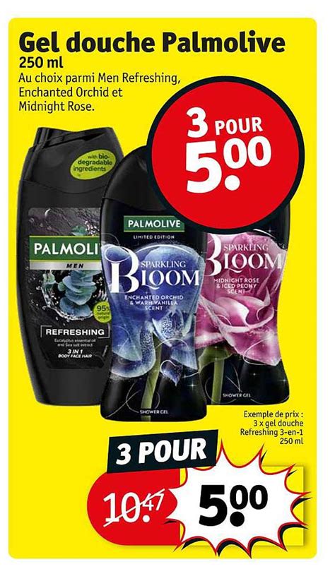 Promo Gel Douche Palmolive Ml Chez Kruidvat Icatalogue Fr