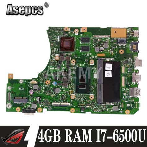 Akemy New X556UJ X556UV Motherboard For Asus X556U X556UV X556UF