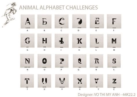 Animal Alphabet | Animal alphabet, Alphabet, Lettering