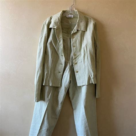 Chadwicks Pants Jumpsuits Vintage Chadwicks Linen Pant Suit