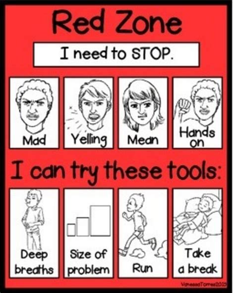 Zones Of Regulation Red Zone Need To Stop Try These Tools Zones