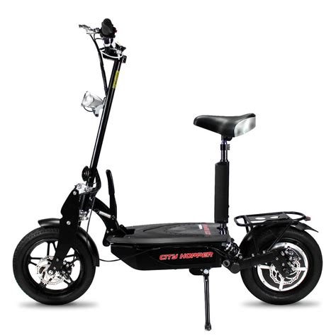 City Hopper Super Turbo Brushless 1000W Electric Scooter CH16D BK