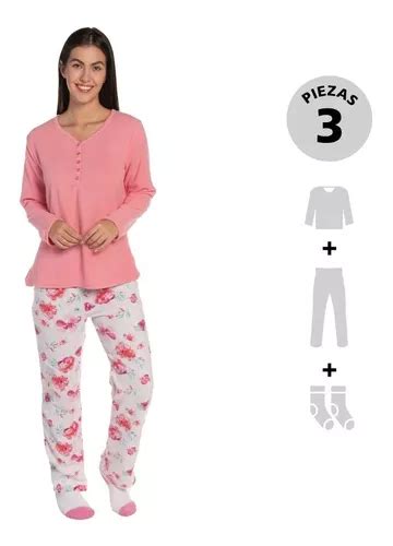 Pijama 3 Pzas Top Pantalón Y Calcetas Thats Hot Bhi191802 Envío gratis