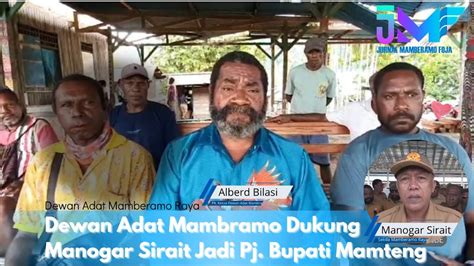 Dewan Adat Mamberamo Dukung Manogar Sirait Di Lantik Menjadi Penjabat