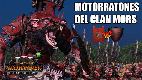 Queek Es Fan De Los Motorratones De Marte Skaven Vs Condes Total War