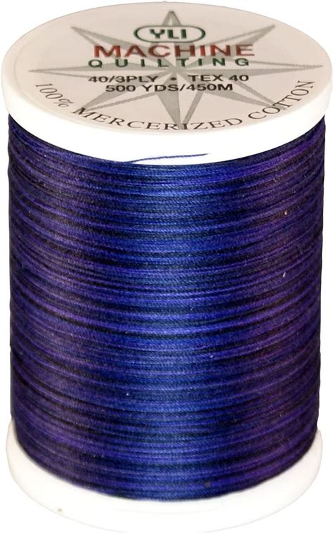 Yli 24450 V85 3 Ply 40wt T 40 Cotton Quilting Variegated