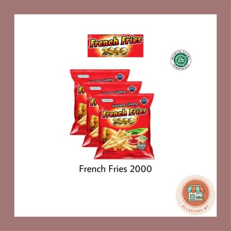 Ready Stock French Fries 2000 1 Kotak Shopee Malaysia