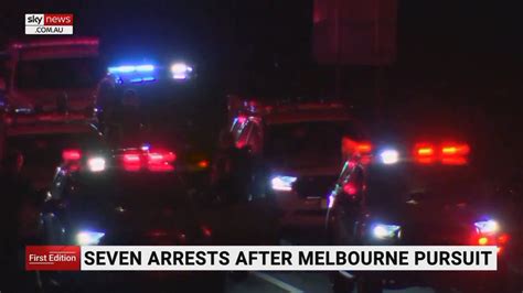 Victoria Police Detain Seven People After Police Chase Through