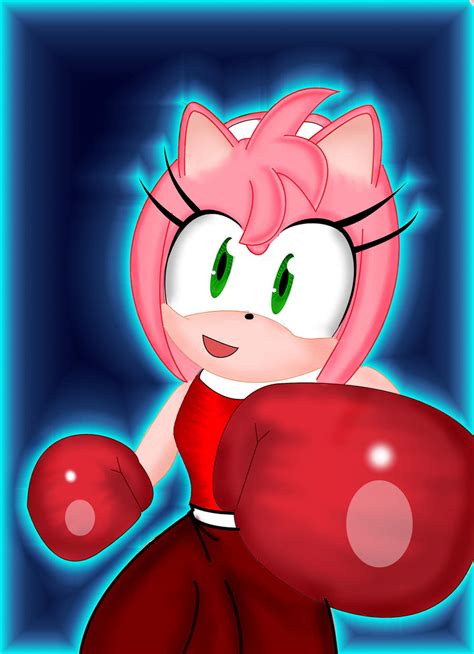 Amy Rose the boxer by lolkitten99 on DeviantArt