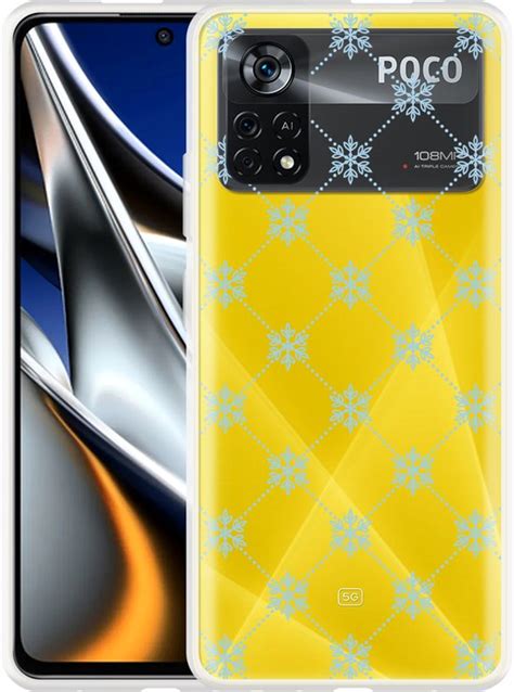 Hoesje Geschikt Voor Xiaomi Poco X Pro Snowflake Pattern Bol