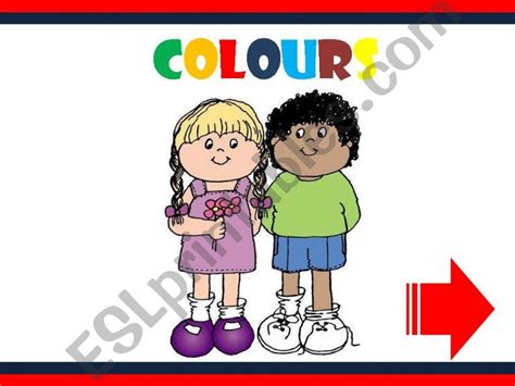 Esl English Powerpoints Colours Game 1