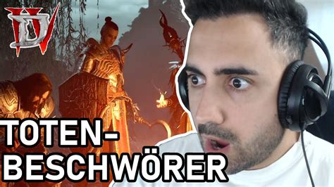 Endlich Ich Spiele Den Totenbeschw Rer Diablo Iv Gameplay