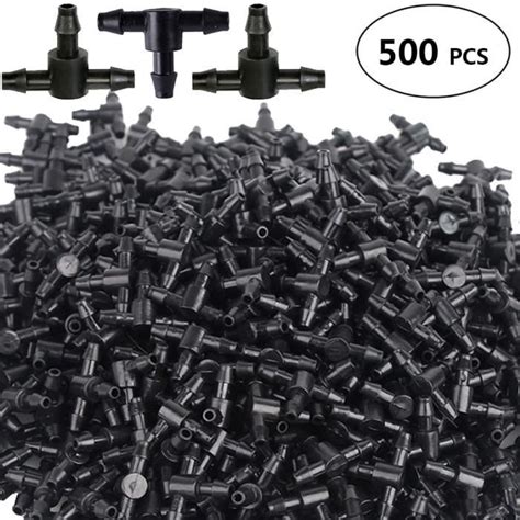 ROBINET RACCORD 500 PCS Connecteur de tuyau irrigation goutte à goutte