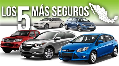 Los 5 Autos Mas Seguros en México 2016 YouTube